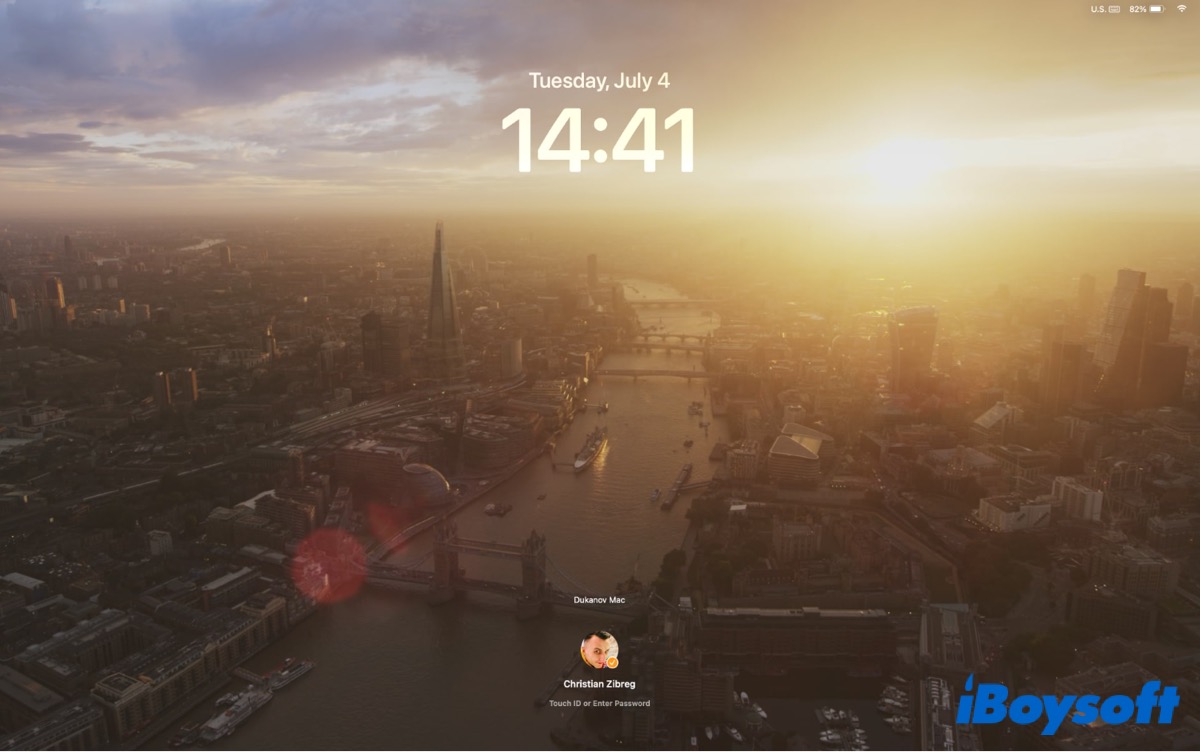 Set up sreen saver on Mac