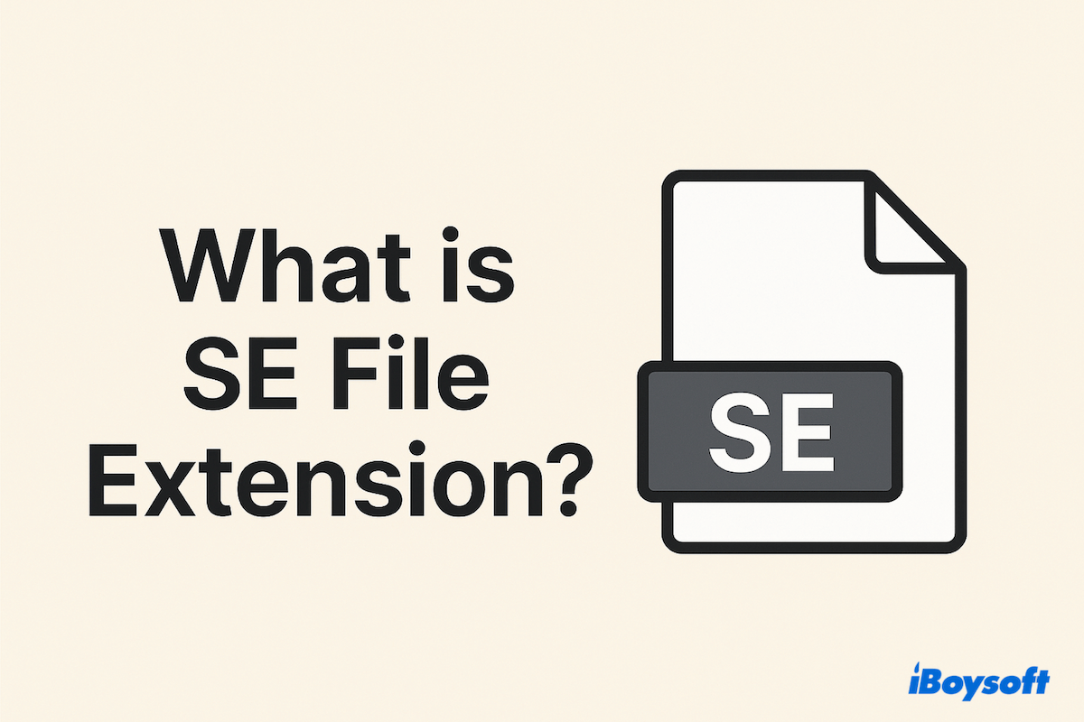 What is SE file extension