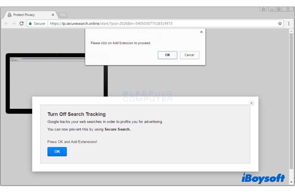 extensión Secure Search
