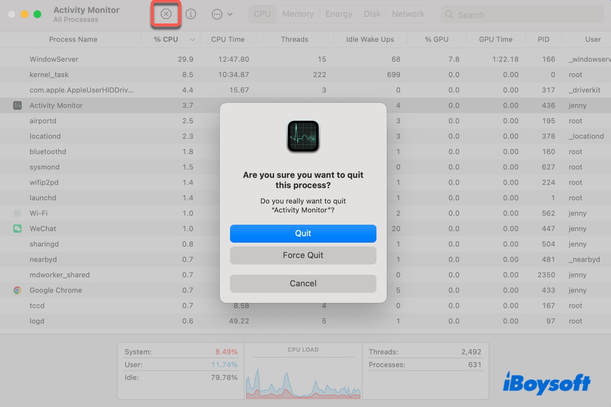 How to kill a process to fix tccd high CPU