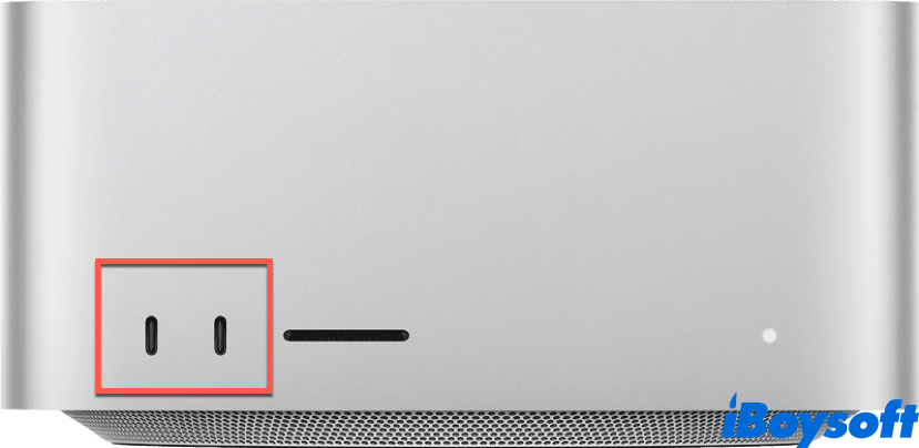 Thunderbolt 4 port USB C