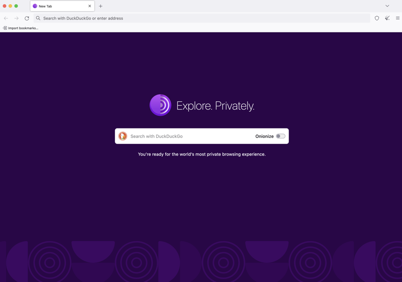 Use Tor Browser for Mac