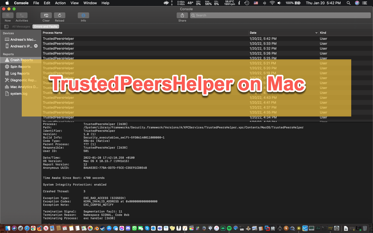 TrustedPeersHelper on Mac