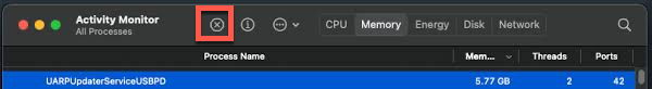 UARPUpdaterServiceUSBPD Process on Mac