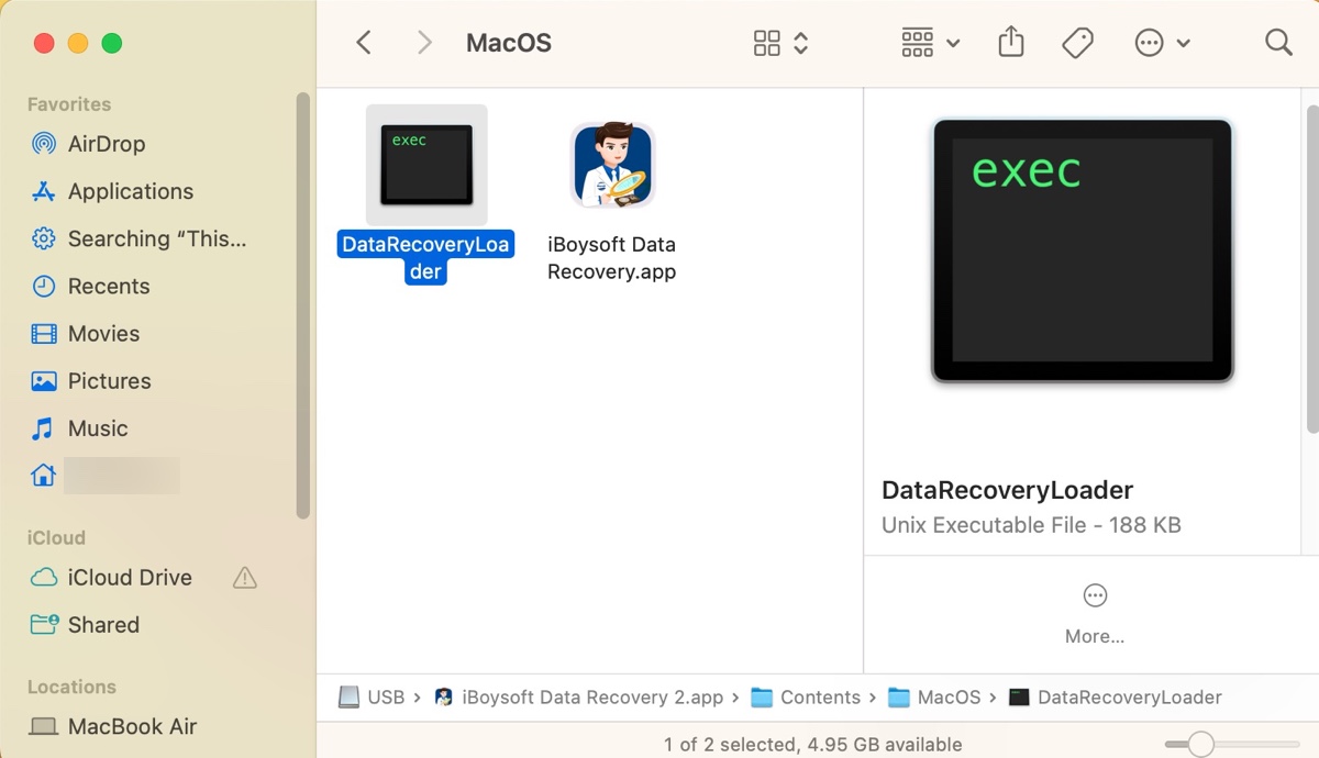 Unix Executable File for applications on Mac