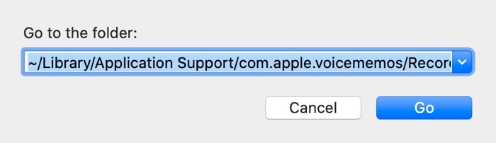 where Voice Memos files store on Mac