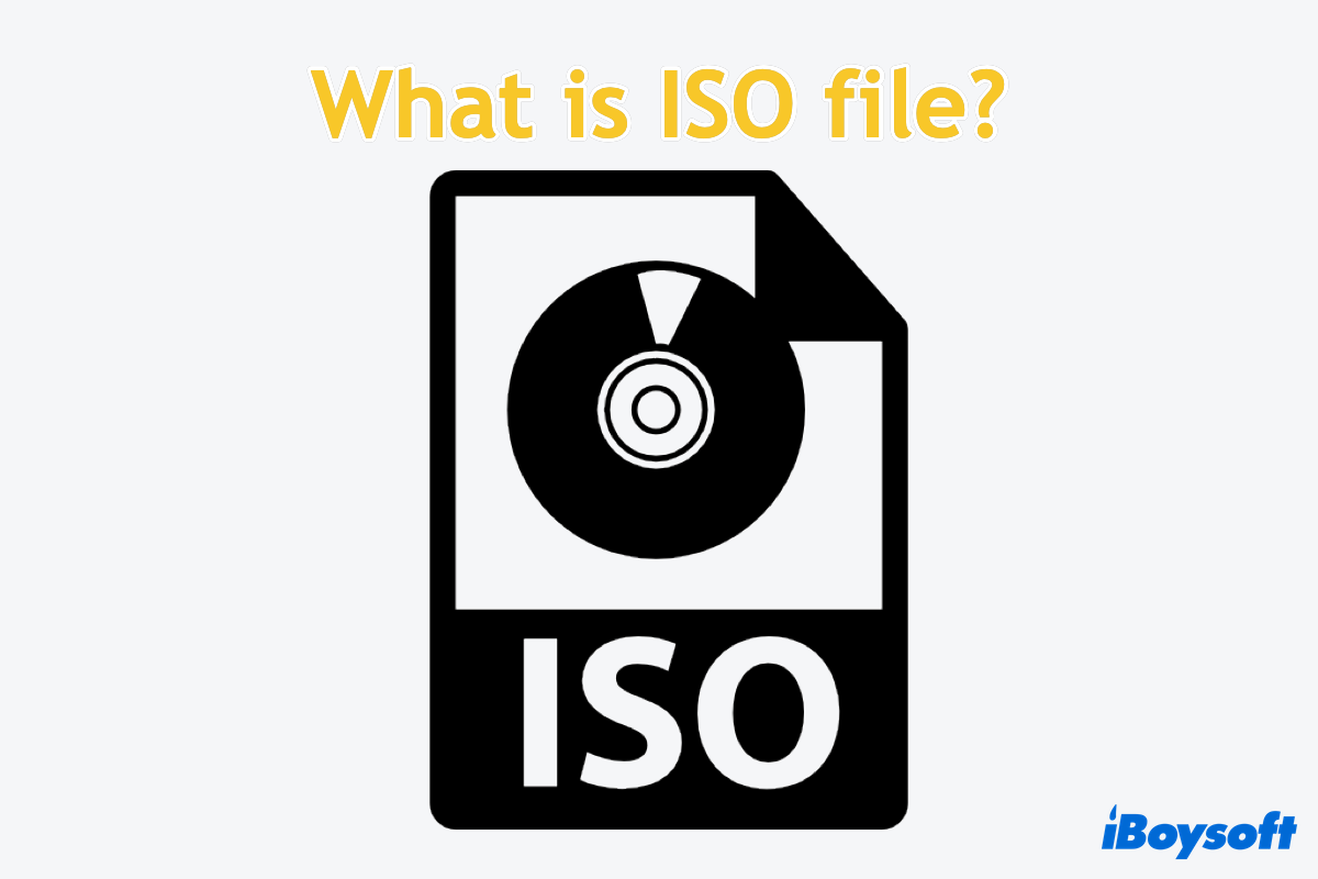 what is ISO file