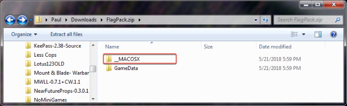 _MACOSX folder in Zip file