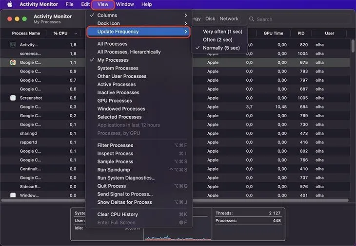 How to fix sysmond causing high CPU usage on Mac