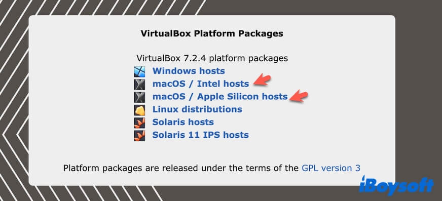VirtualBox für Mac herunterladen