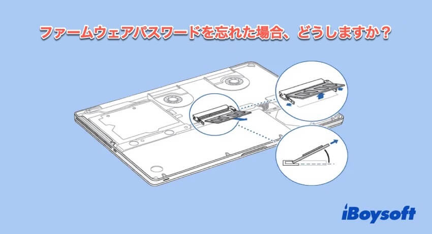 ファームウェアを忘れたらどうしますか
