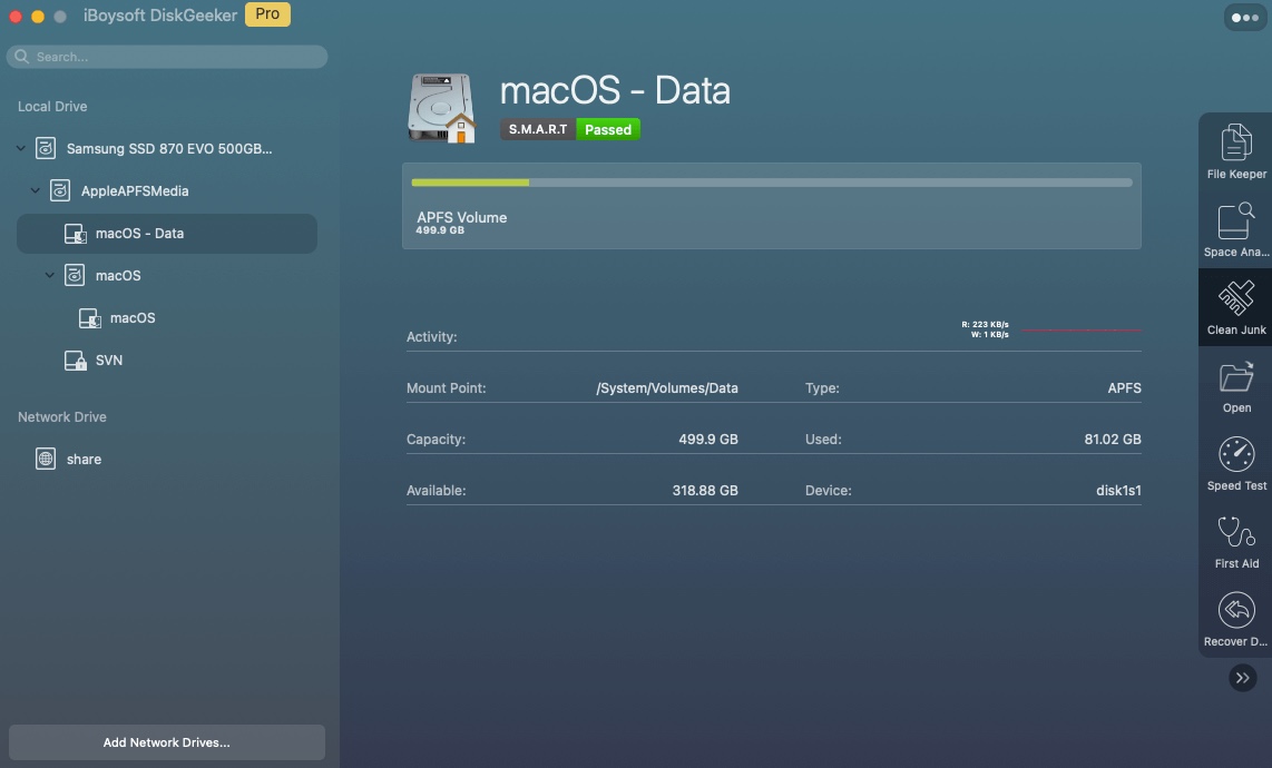 clean junk on Mac