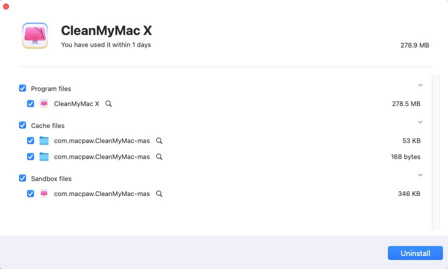 Fully uninstall an app and its files on Mac
