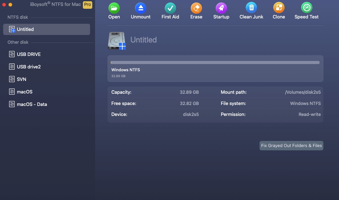 how to write to an NTFS hard drive on Mac